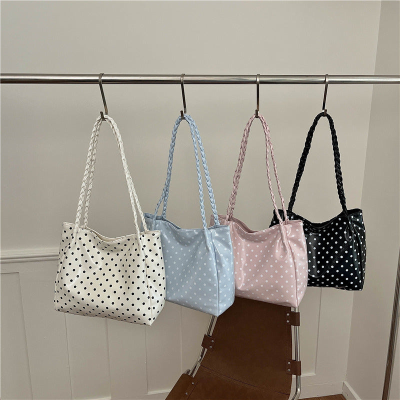 Polka-Dot-Muster-Handtasche