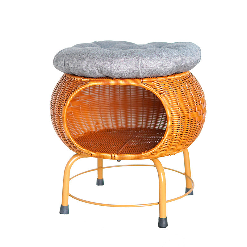 Gemütliches Rattan-Hundebett Brehn