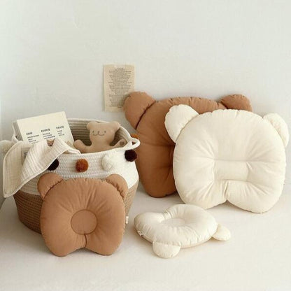 Infant Ergonomisches Kopfstützkissen mit Bärenohren