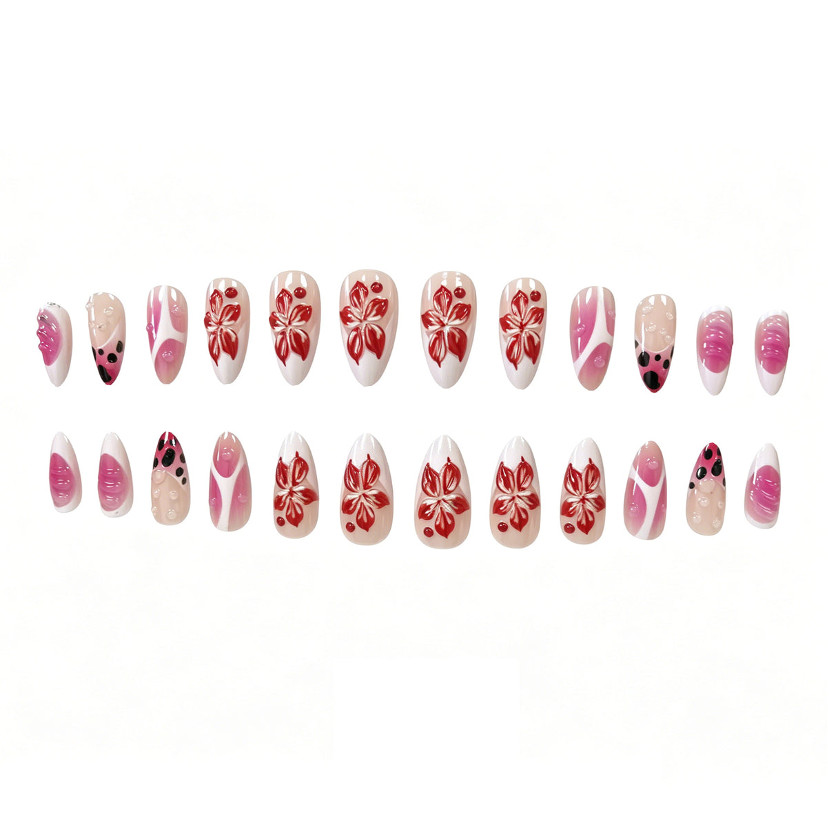 Künstlerische Blumen-Nagelkunst-Verstärkungen Brehn 1789915352