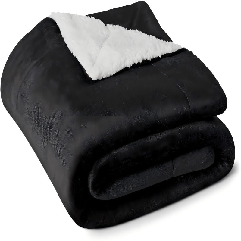Umkehrbare Plüsch-Sherpa-Decke Brehn