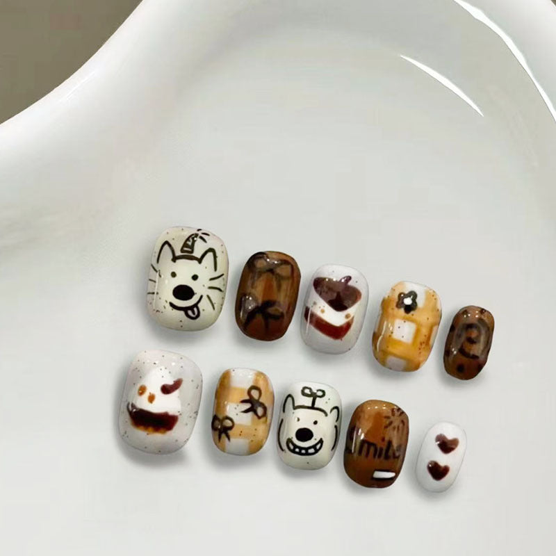 Verspieltes Künstlerisches Nagelkunst Design Set Brehn