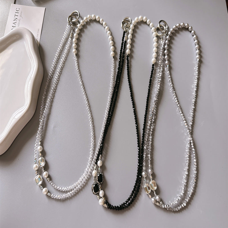 Elegante Perlen-Aussage-Halskette Brehn