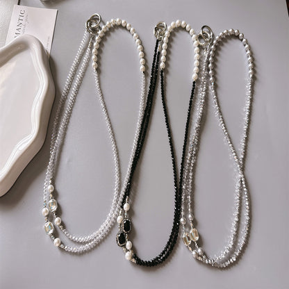 Elegante Perlen-Aussage-Halskette Brehn