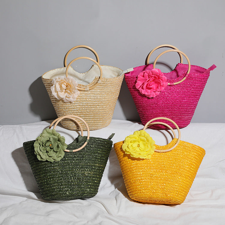 Handtasche mit Floralen Akzenten Brehn