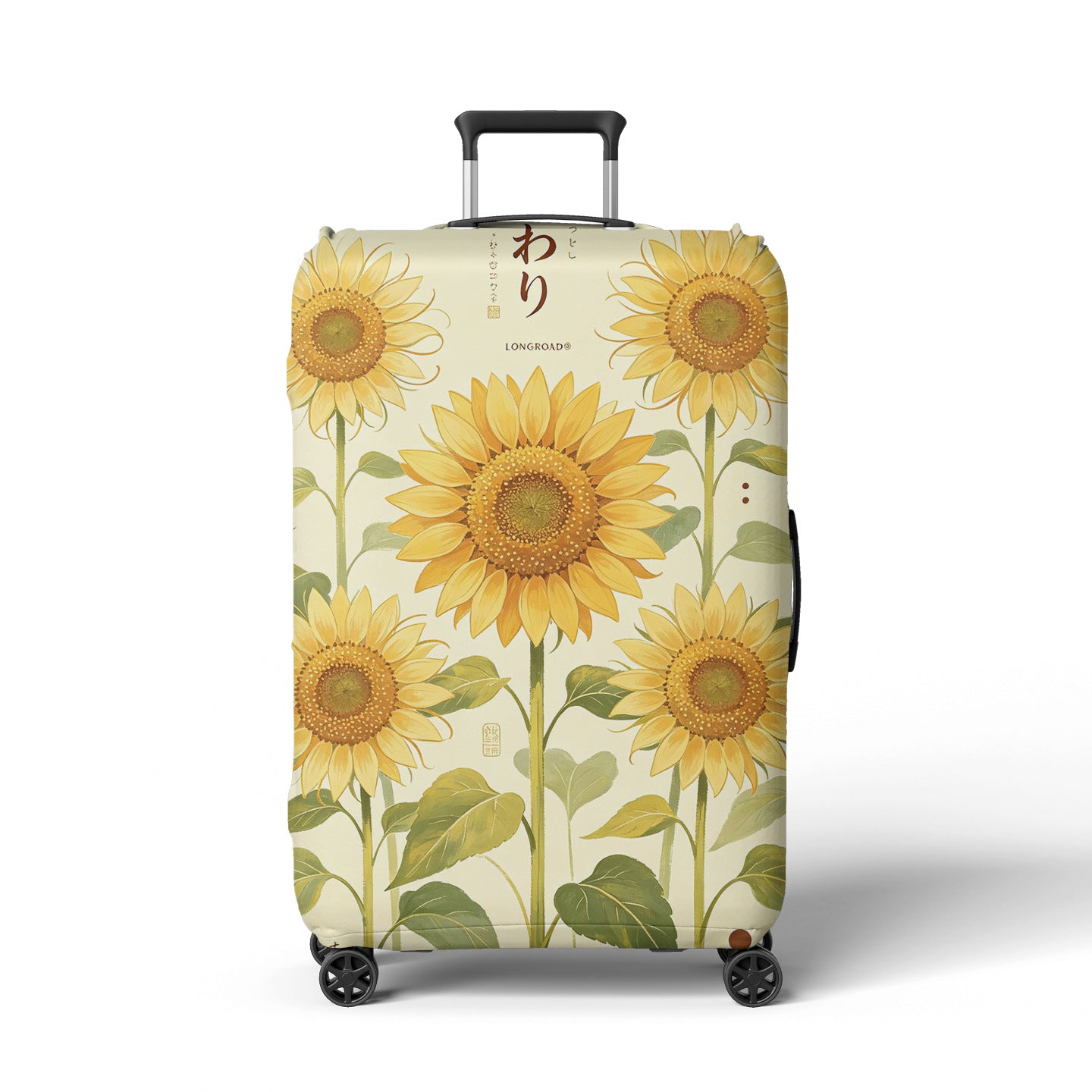Damen Reisekoffer Brehn Blumendesign mit verstellbarem Griff