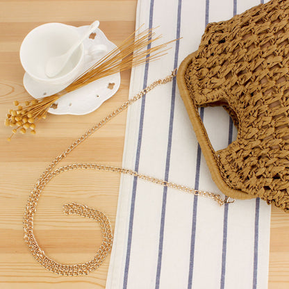 Geflochtene Handtasche mit Eleganten Kettenriemen Brehn