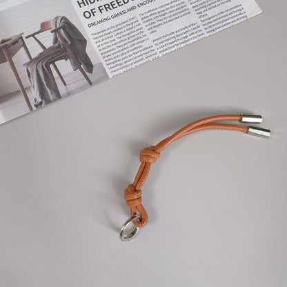Stylischer Leder-Schlüsselanhänger Halter Brehn