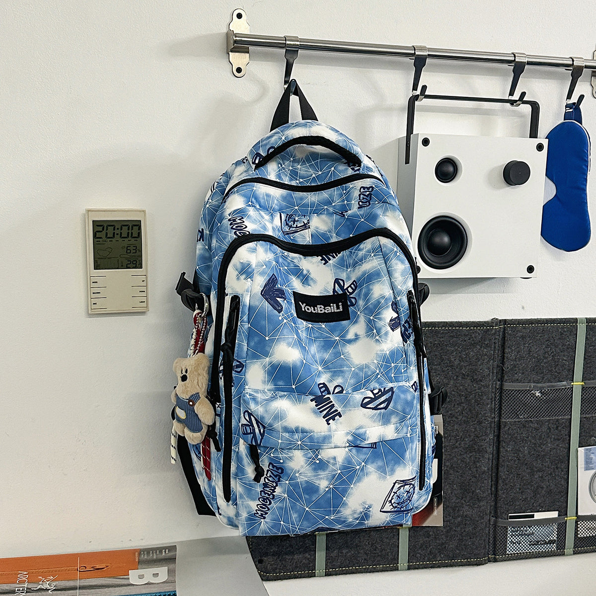 Trendiger Gemusterter Rucksack Brehn