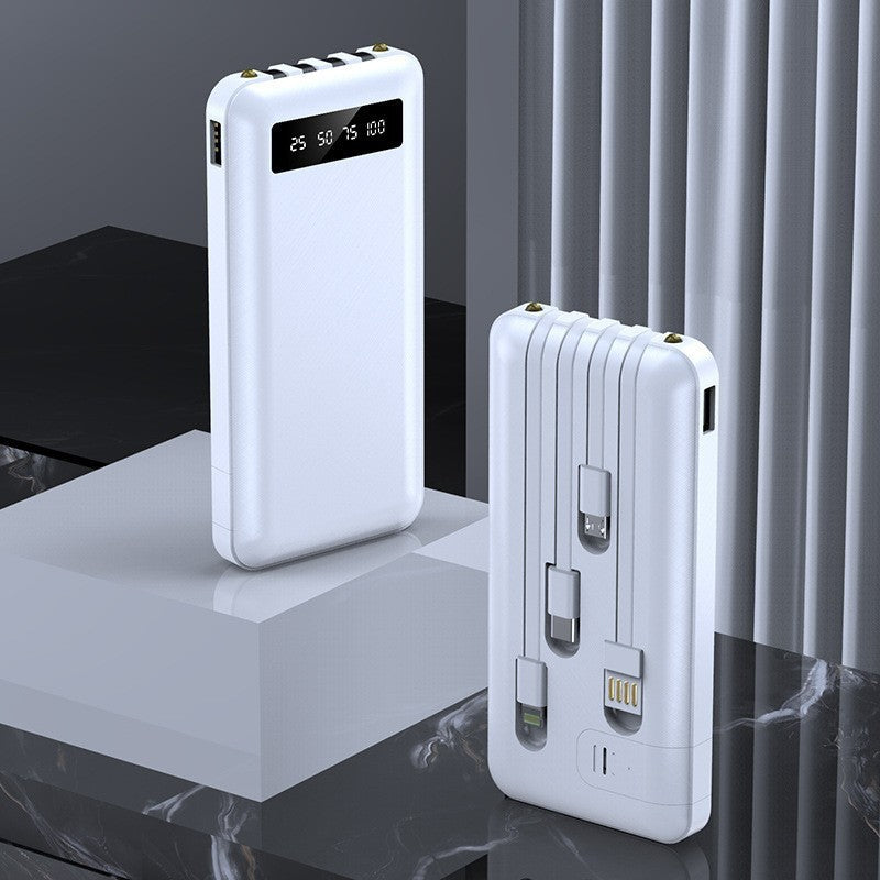 Vielseitige Powerbank mit Schnellem Ladeanschluss und Digitaler Anzeige Brehn