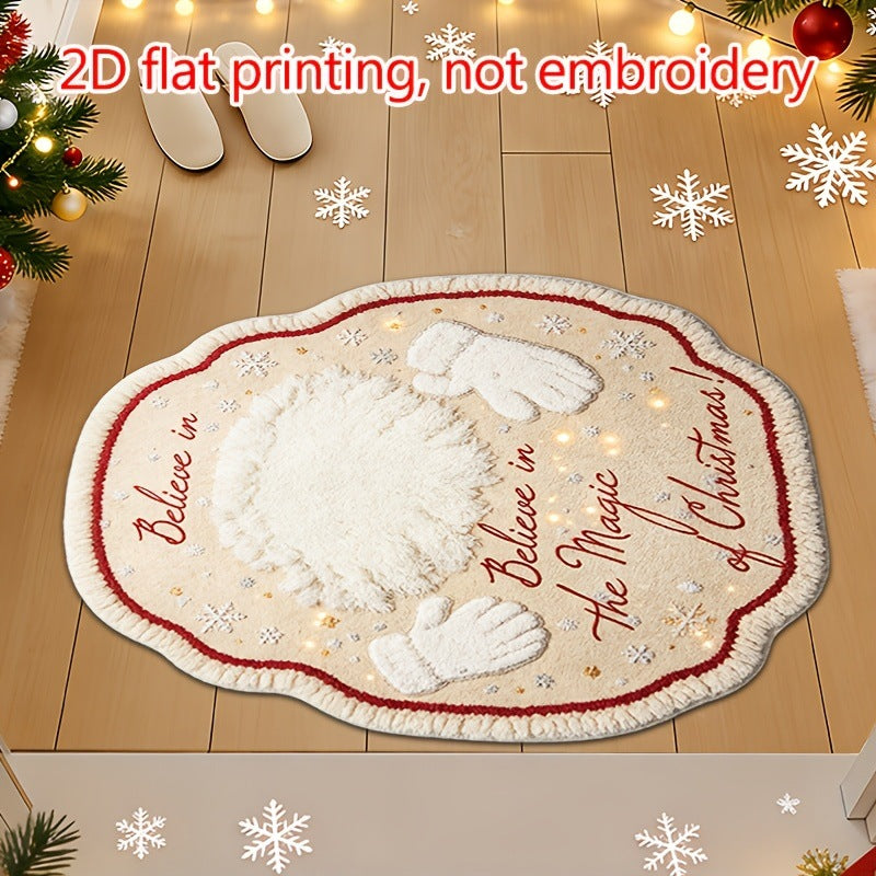 Weihnachtlich dekorativer Teppich