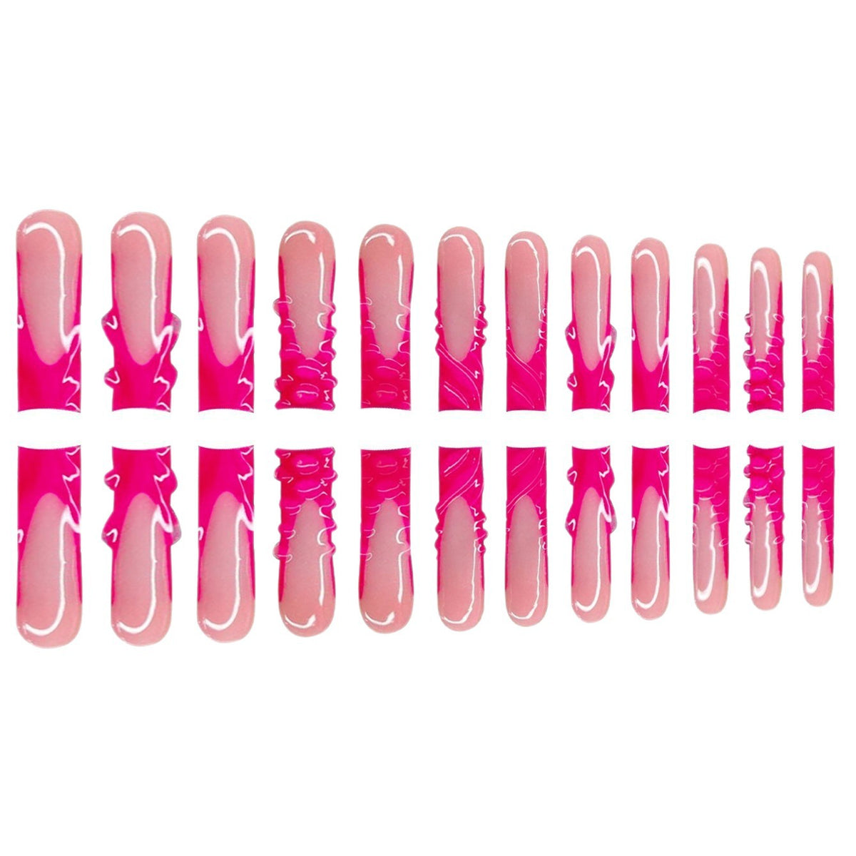 Kreative Lange Acryl Nagelverlängerungen Brehn