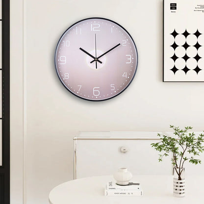 Wanduhr mit Elegantem Blattmuster Brehn