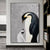 Künstlerische Pinguin-Leinwandkunst