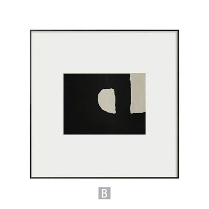 Minimalistische gerahmte Kunstdruck