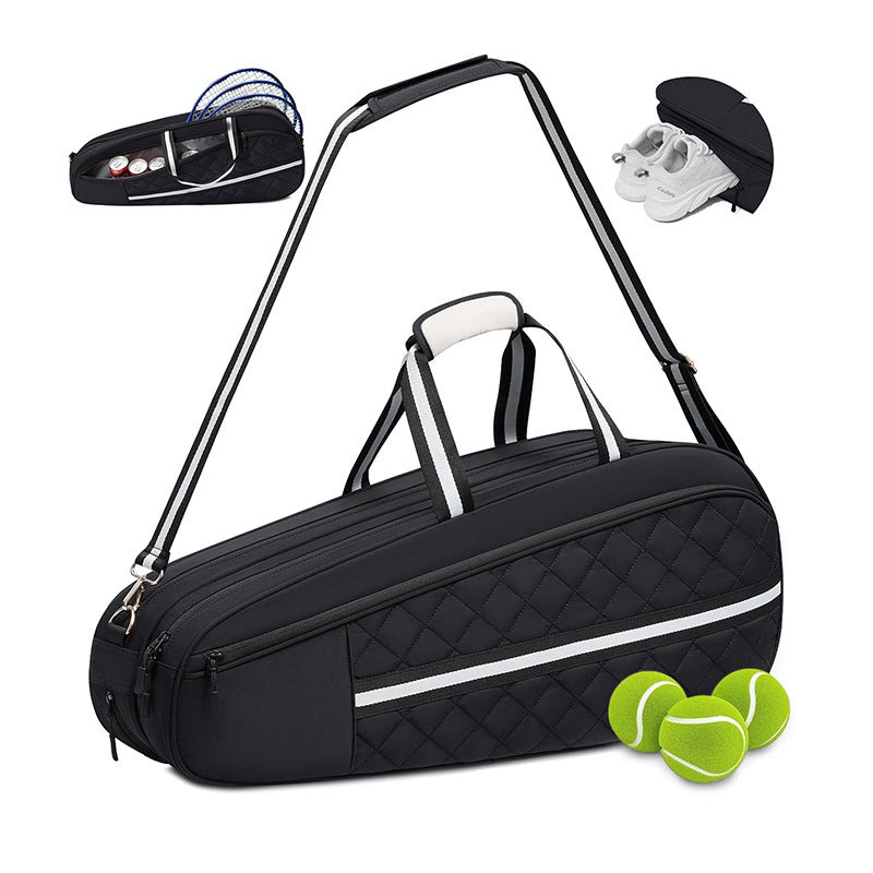 Stylische Tennisracket- und Ausrüstungs-Tragetasche Brehn