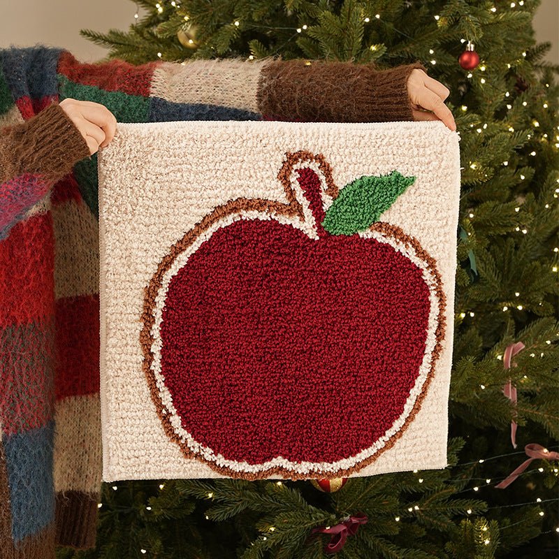 Getuftetes weihnachtliches Tischset mit Lebkuchenhaus-Motiv Brehn