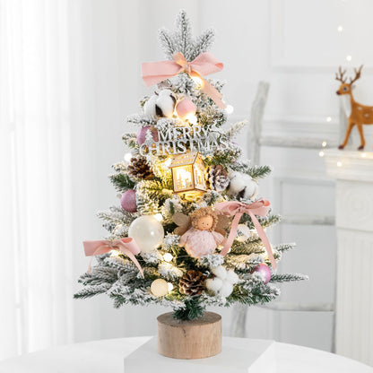 Dekorative Mini-Weihnachtsbaum mit LED-Lichtern