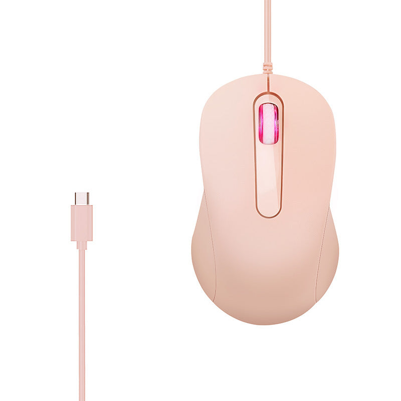 Ergonomische kabelgebundene optische Maus mit anpassbarer RGB-Beleuchtung Brehn