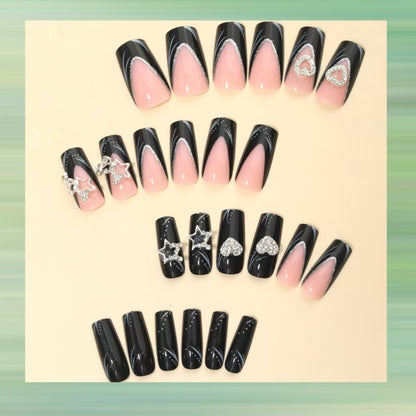 Dekorative Acryldesign Press-On Nail Art Brehn