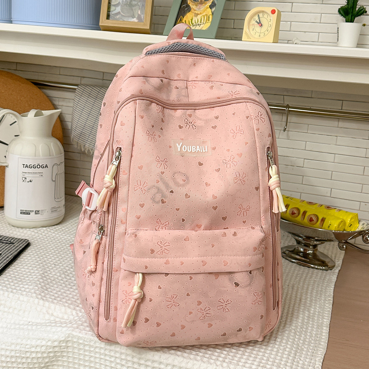 Stilvolle floral-geprägte Rucksack Brehn