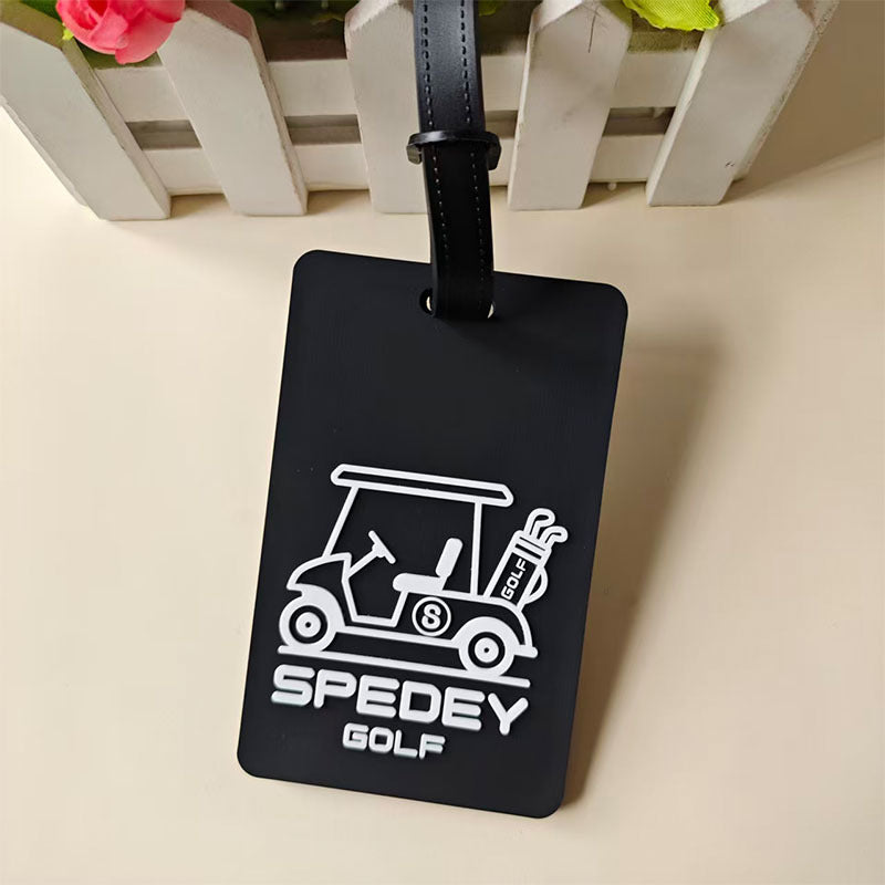 Unisex Golfwagen-Themen Gepäckanhänger Brehn