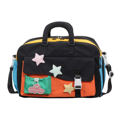 Stylische Mehrfarbige Reise-Wochenendtasche Brehn