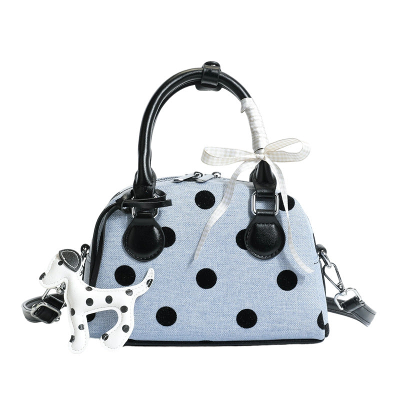 Verspielte Polka-Dot-Mini-Handtasche Brehn