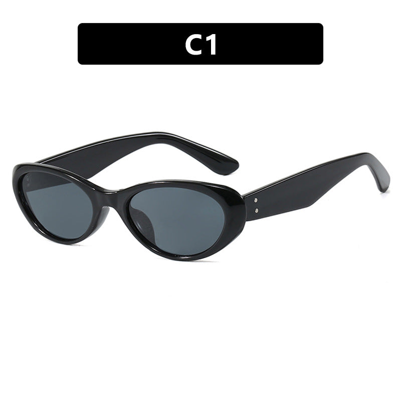 Damen modische Cat-Eye Sonnenbrille mit hochwertigem Kunststoffrahmen und UV-Schutz Brehn