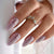 Glitzerndes Stiletto Press-On Nagel Set Brehn