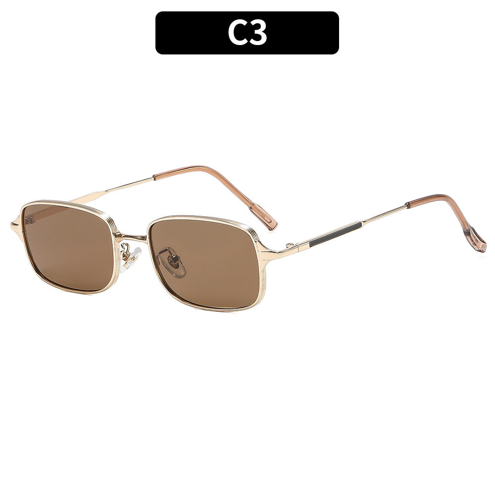 Retro-inspirierte quadratische Sonnenbrille Klassischer Stil