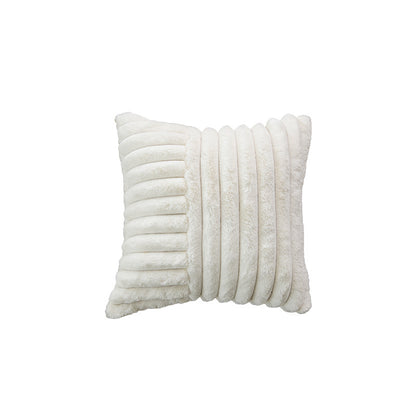 Quadratisches strukturiertes Gitter tufted dekoratives Wurfkissenbezug mit flauschigem erhobenem Gitter