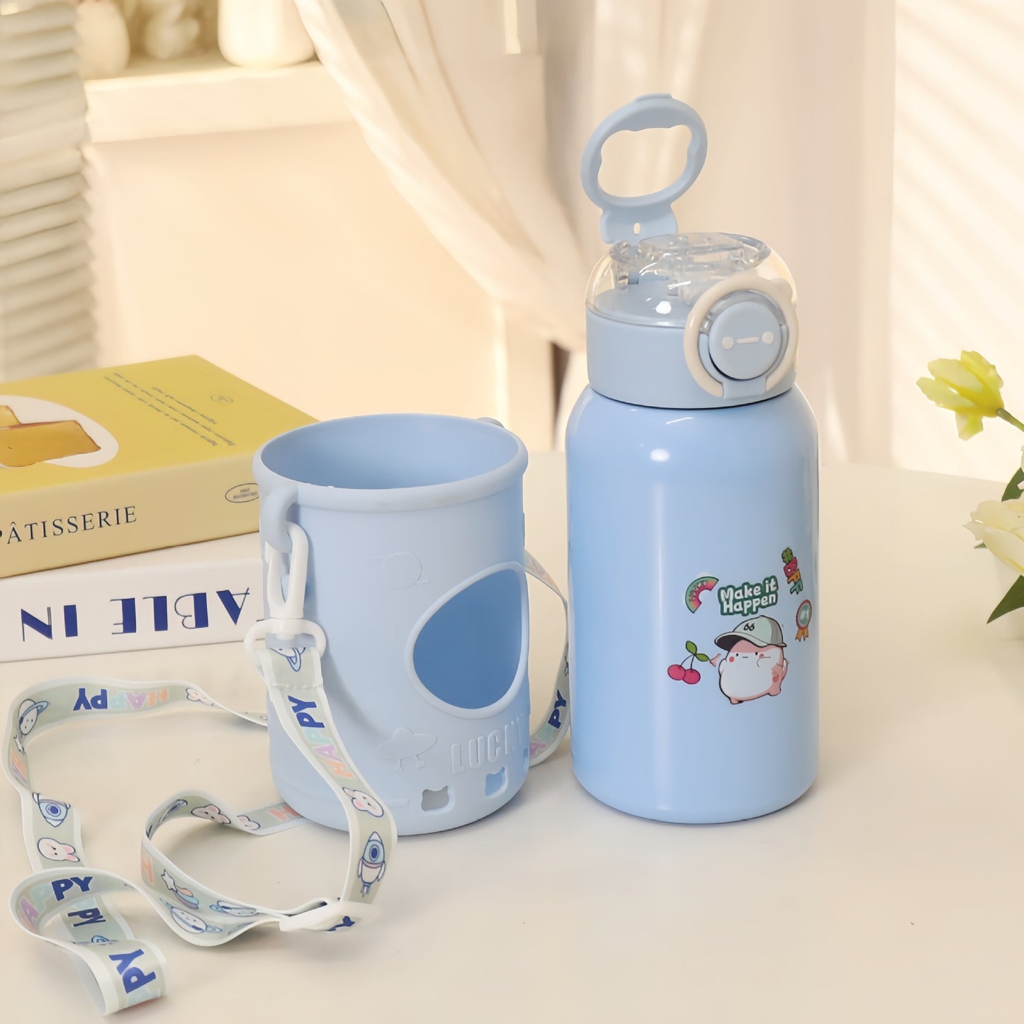 Damen Isolierte Trinkflasche mit kinderfreundlichem Design Brehn