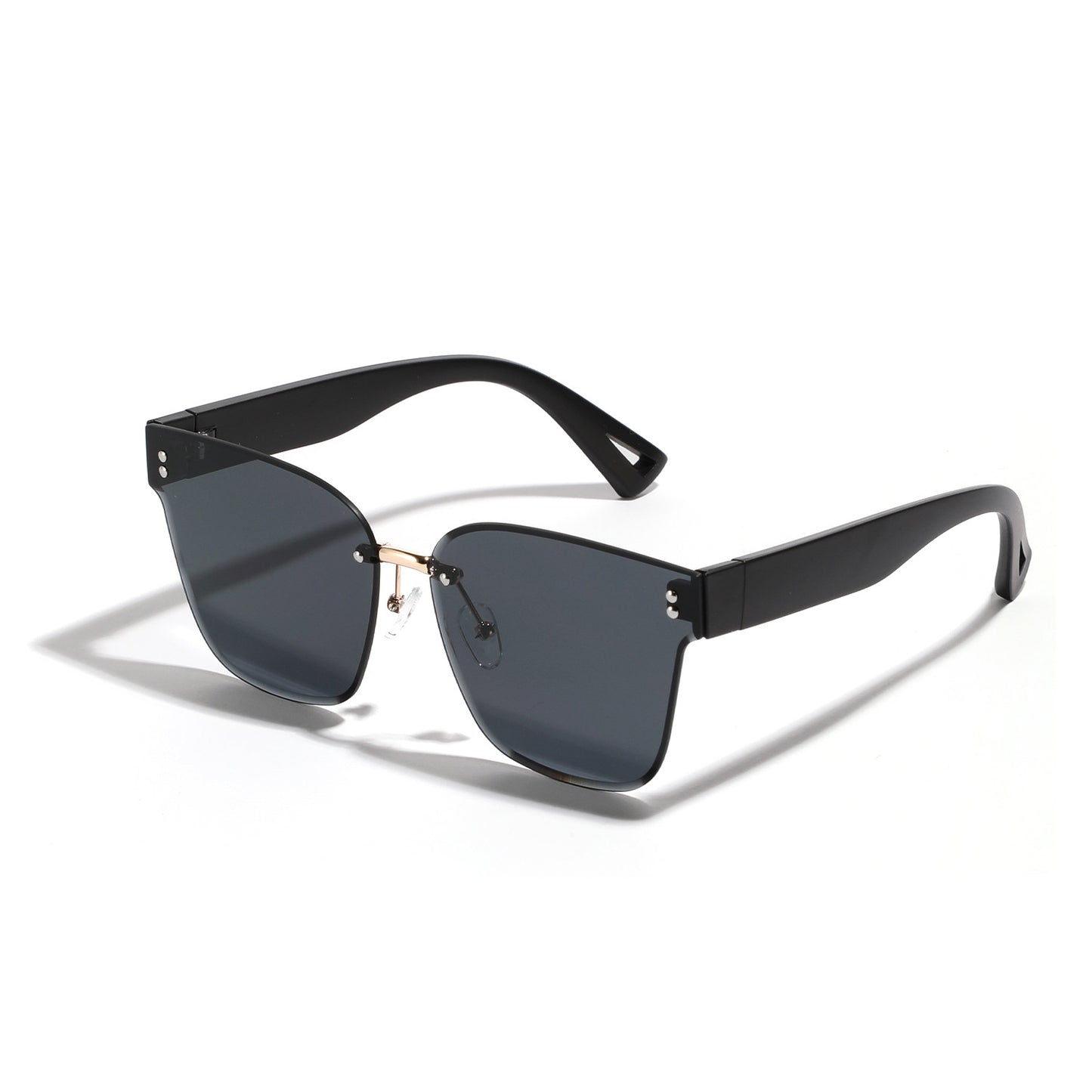 Damen modische Sonnenbrille mit elegantem Rahmen und breiten Gläsern Brehn