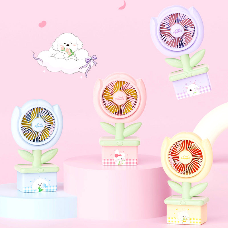 Damen dekorativer Mini Tischventilator Brehn