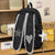 Dekorativer Rucksack mit Spitzenbesatz