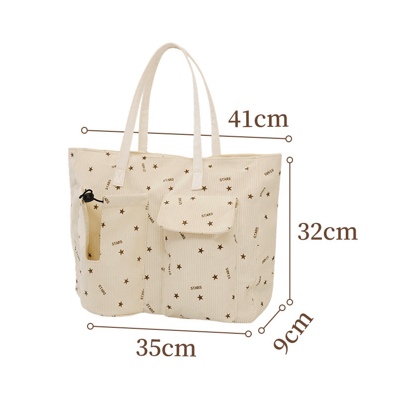 Geräumige Leopardenmuster-Leinwand-Tote-Tasche Brehn