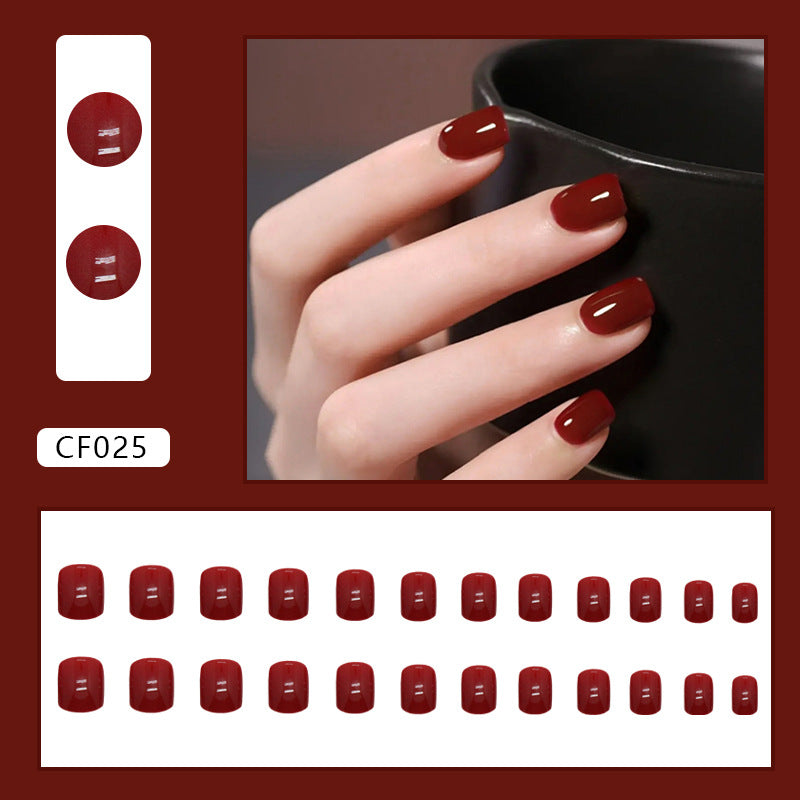 Glänzendes Press-On-Nagelset Brehn