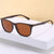 Damen modische Sonnenbrille mit robustem, mattem Rahmen Brehn