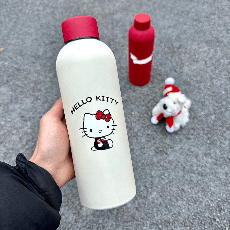 Damen Isolier-Trinkflasche mit originellem Hello Kitty Design Brehn