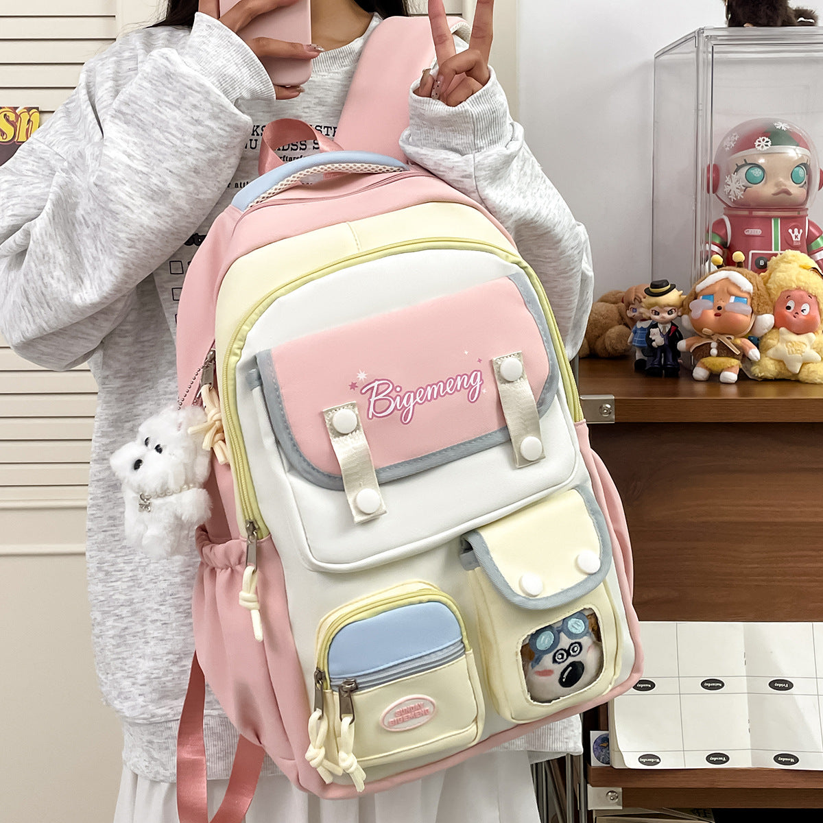 Vielseitiger Multi-Taschen Schulrucksack Brehn