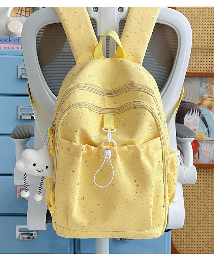 Charmanter Sternenmuster Rucksack Brehn