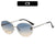 Elegante Übergroße Fliegerbrille