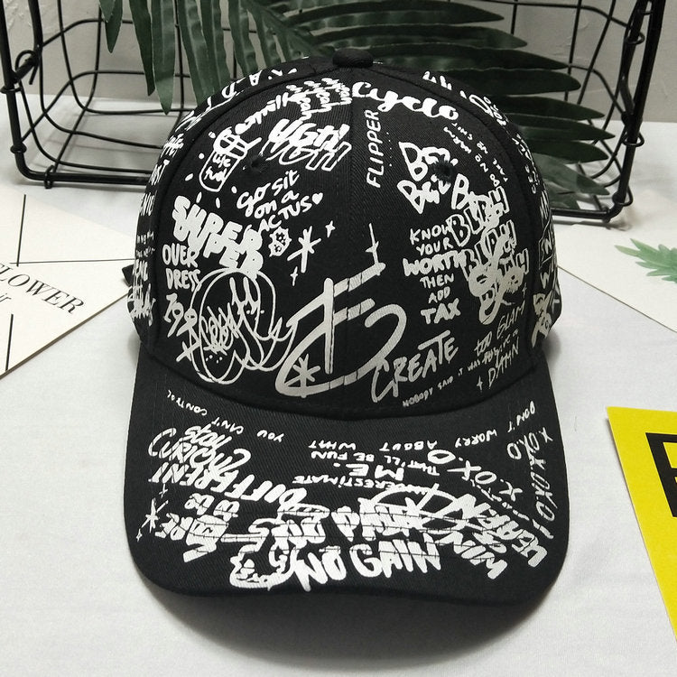 Herren Grafikdruck Snapback Cap Brehn