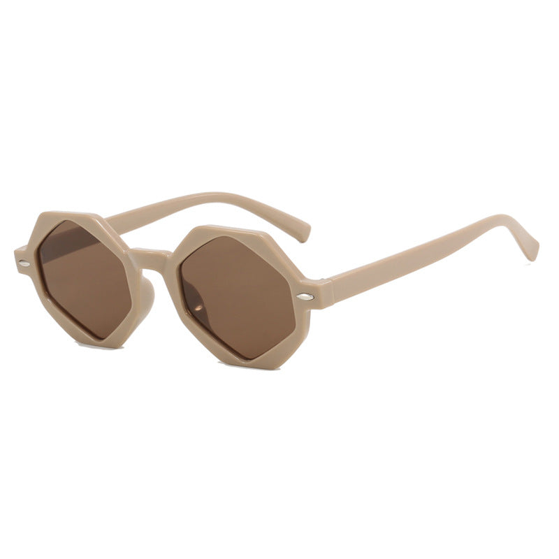 Damen trendige Sonnenbrille im modernen Achtkant-Design Brehn