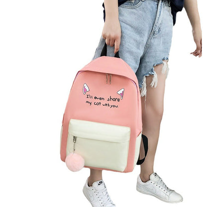 Hübsches Tiermotiv-Rucksacksset Brehn