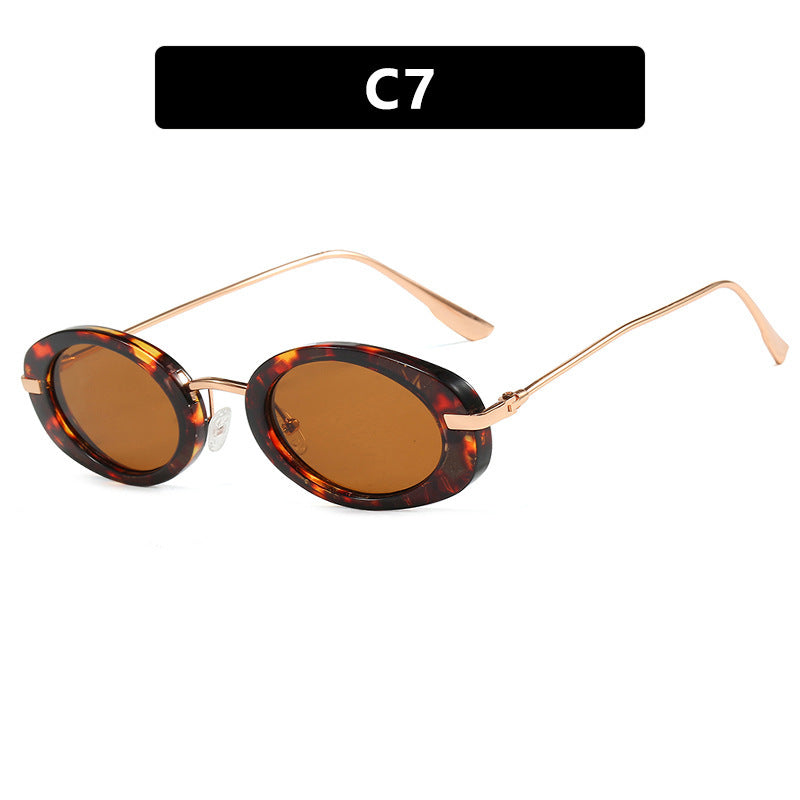 Damen modische Sonnenbrille im eleganten Ovaldesign Brehn
