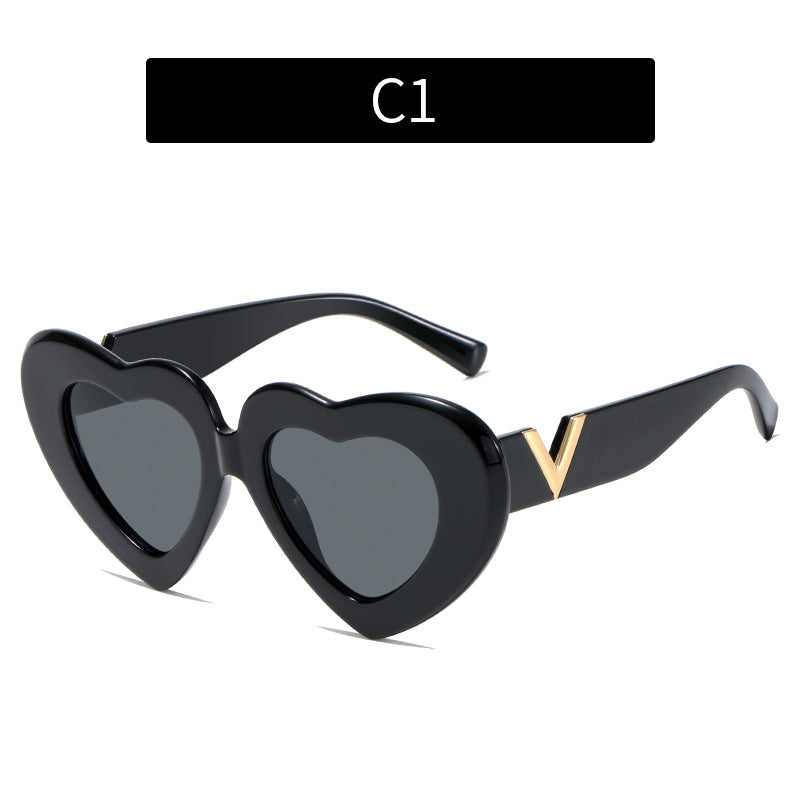 Herzförmige Sonnenbrille  1787664768