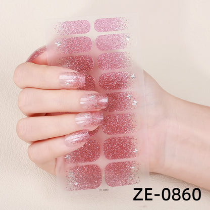 Künstlerische Marmor-Nagel-Wraps