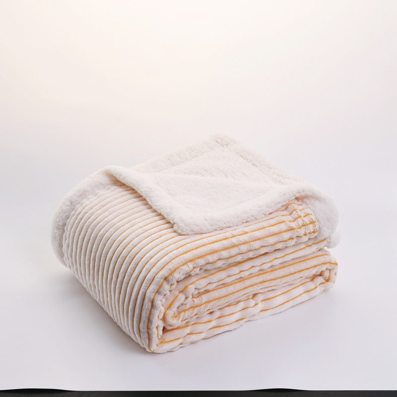 Damen luxuriöse und weiche Kuscheldecke mit samtiger Oberfläche Brehn